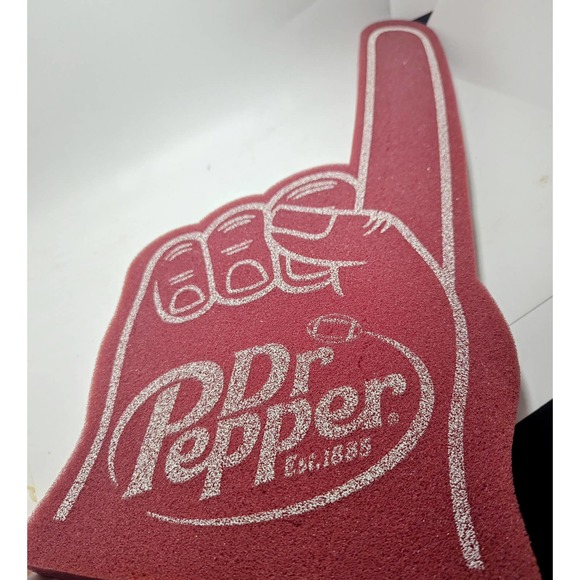 Vintage Foam Dr. Pepper Collectable Promotional Finger - Picture 1 of 3